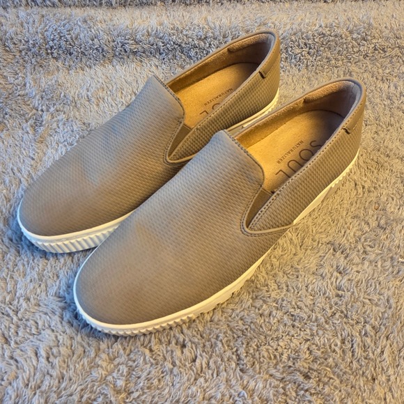 Soul Naturalizer Tia Slip On Sneakers Casual Comfort Shoes - Women's 8 Gray - Picture 1 of 6